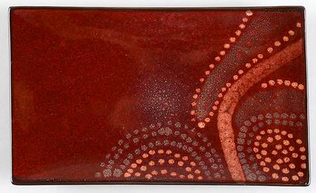 Vanilla Organic Brown 9" Rectangular Serving Platter