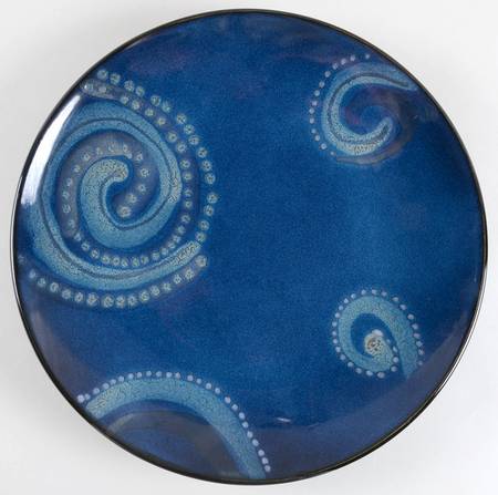 Vanilla Organic Blue Service Plate (Charger)