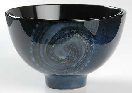 Vanilla Organic Blue Soup/Cereal Bowl