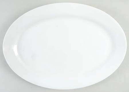 Pure Vanilla 16" Oval Serving Platter