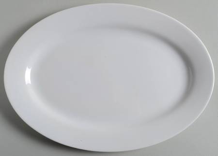 Pure Vanilla 10" Oval Serving Platter