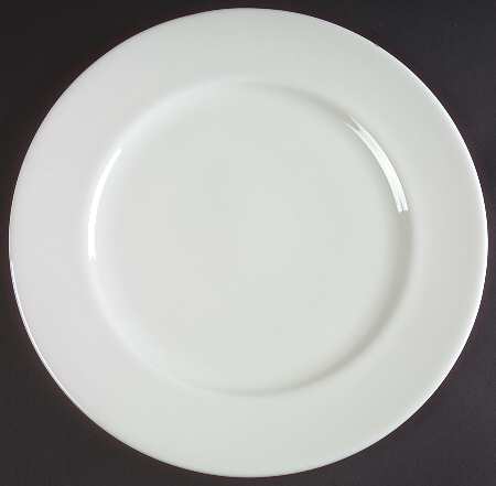 Pure Vanilla Large Dinner Plate