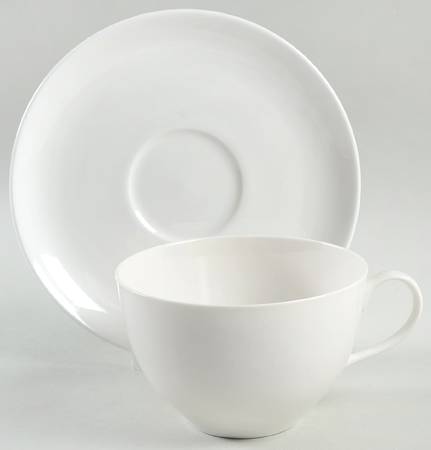 Pure Vanilla Jumbo Cup & Saucer Set