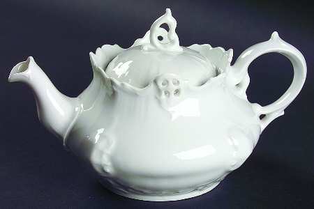 Moliere White Mini Teapot & Lid