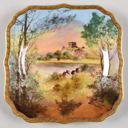 H1458 Square Salad Plate