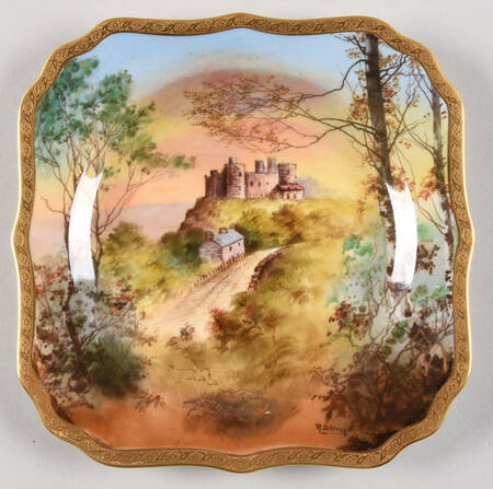 H1458 Square Salad Plate