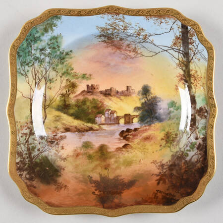 H1458 Square Salad Plate