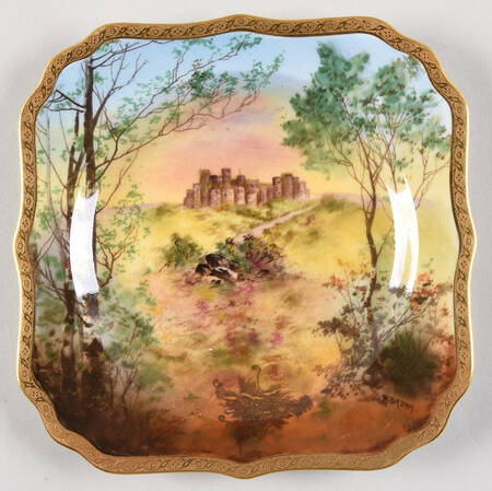 H1458 Square Salad Plate