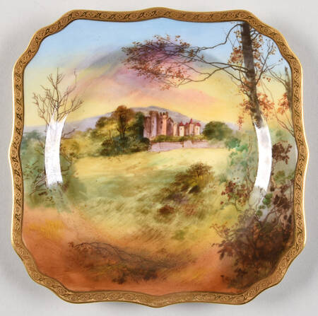 H1458 Square Salad Plate