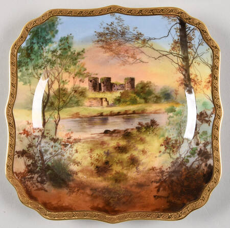 H1458 Square Salad Plate