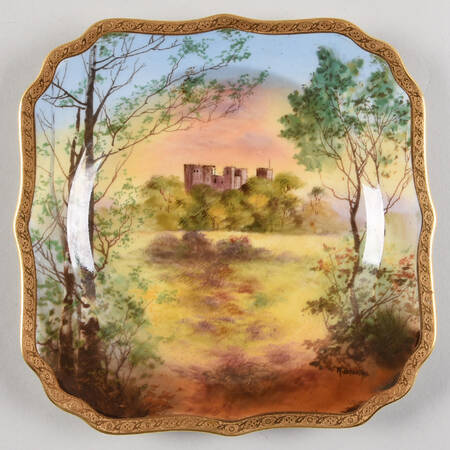 H1458 Square Salad Plate