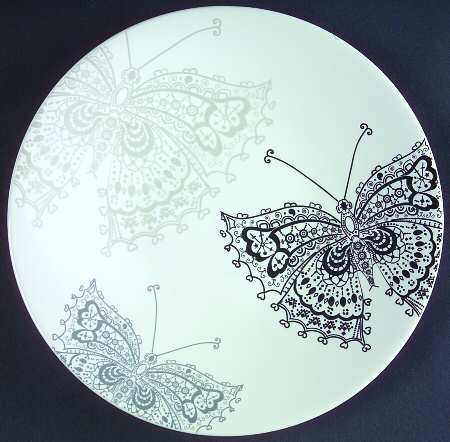 Butterfly Lace Salad/Dessert Plate