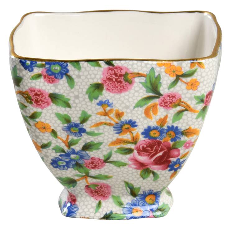 Old Cottage (Earthenware, Circa 1995) Open Sugar Bowl