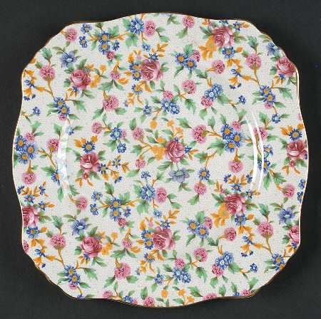 Old Cottage (Earthenware, Circa 1995) Salad Plate