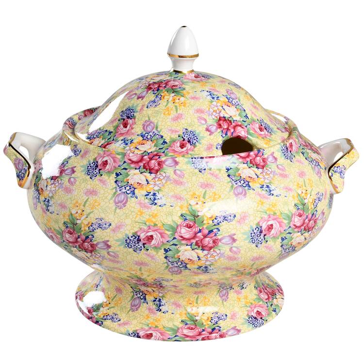 Welbeck (Bone, Circa 1995) Tureen &  Lid