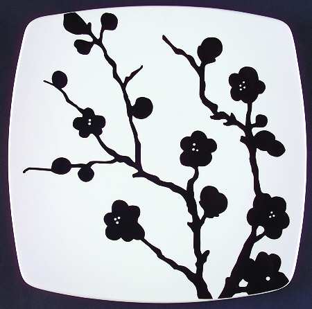 Spring Blossom Square Dinner Plate
