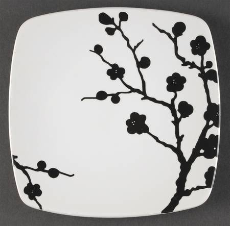 Spring Blossom Square Salad Plate