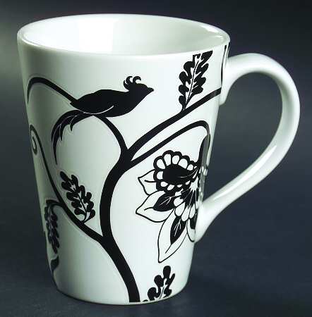 Songbird Black Mug