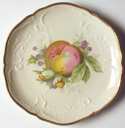 R409 Cream Salad Plate