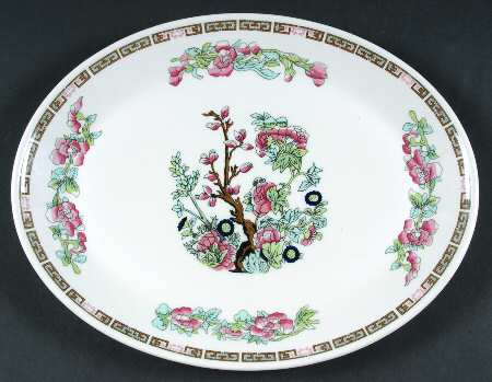 Indian Tree (Steelite) 11" Oval Serving Platter