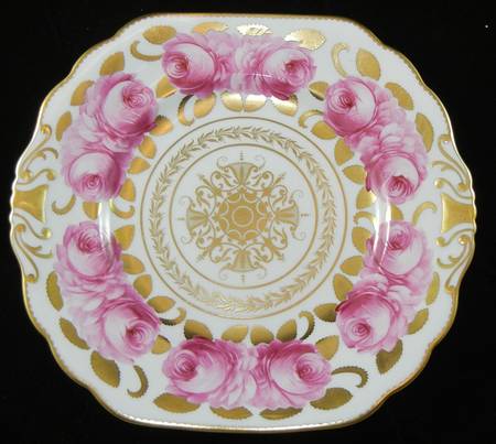 3497A Square Handled Cake Plate