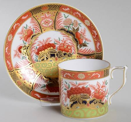Tien Manh Dinh Flat Demitasse Cup & Saucer Set