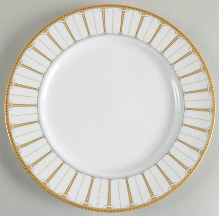 Sovereign (Gold Lines on Rim) 12" Chop Plate (Round Platter)