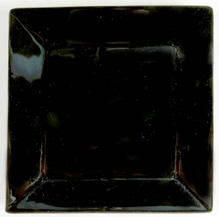Black (Square) Salad Plate