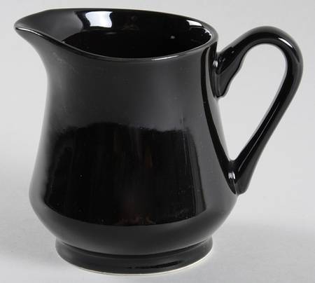 Black (Square) Creamer
