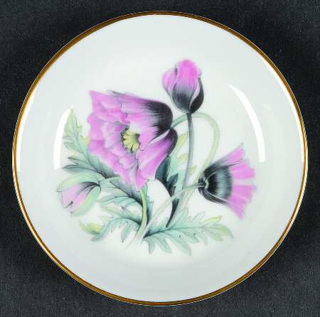 Summer Flowers 3" Ashtray by Royal Worcester