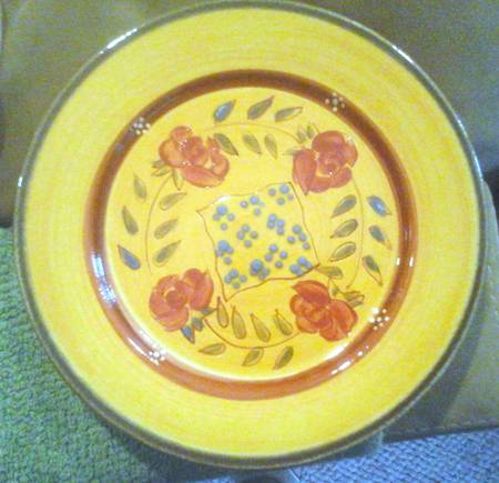 Douce Provence Rose Salad/Dessert Plate