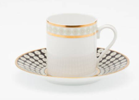 Galaxie Flat Demitasse Cup & Saucer Set