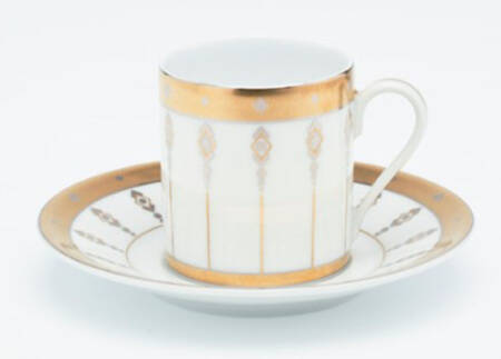 Grande Armee Flat Demitasse Cup & Saucer Set