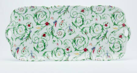 Fruits d'Ete' Oblong Cake Plate