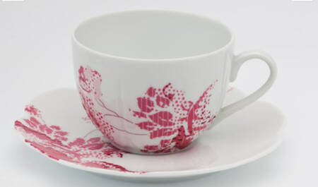Heure du The Flat Cup & Saucer Set