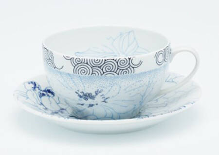 Reve Bleu Breakfast Cup & Saucer Set