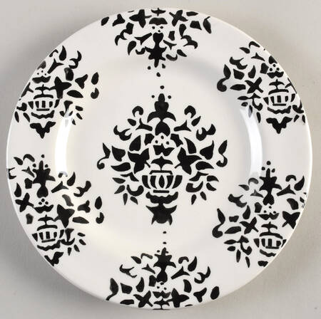 Ambiance Black Salad Plate