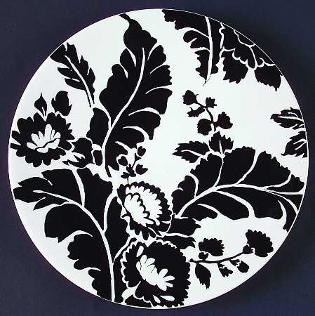 Ambiance Black Salad Plate