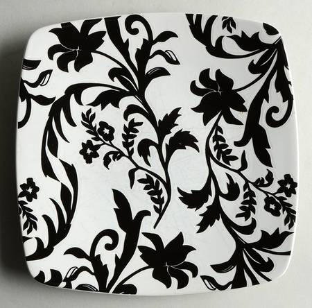 Provincial Black Salad Plate