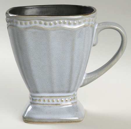 Hobnail Blue Gray Mug