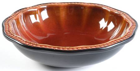 Hobnail Red Brick Soup/Cereal Bowl