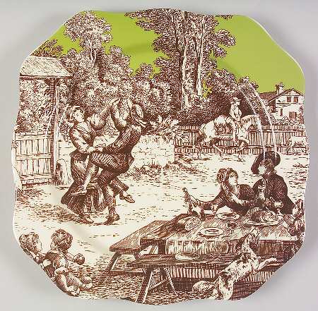 Famille a Table Dinner Plate