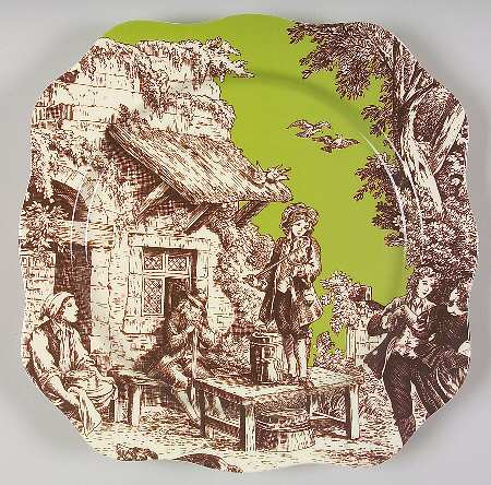 Famille a Table Dinner Plate