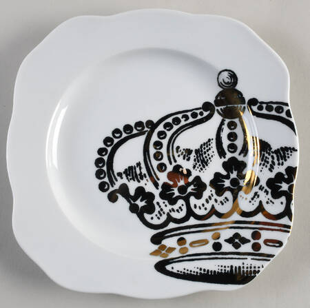 Kings Road Square Salad Plate