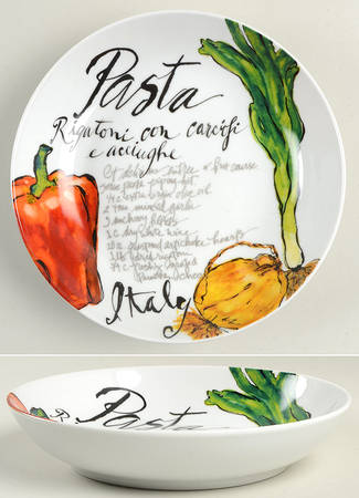 Pasta Italiana 8" Individual Pasta Bowl