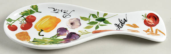 Pasta Italiana Spoon Rest/Holder (Holds 1 Spoon) by Rosanna