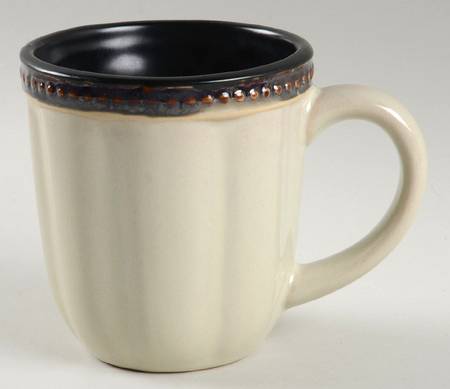 Hobnail Cream Bronze Mug
