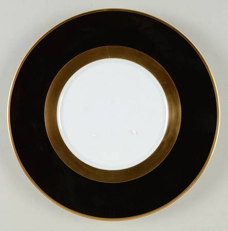 Gala (Black) Salad/Dessert Plate