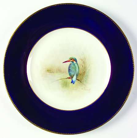 Z2038 Cobalt Blue Dinner Plate