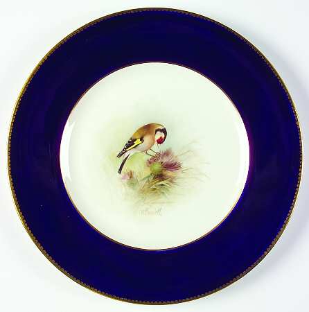 Z2038 Cobalt Blue Dinner Plate